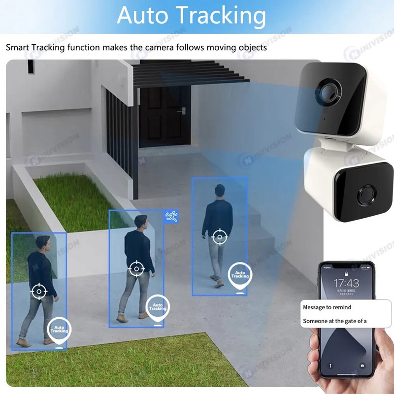 8MP Smart Cam PTZ Control Camera 360 Degree Motion Tracking Color Night Vision gallery