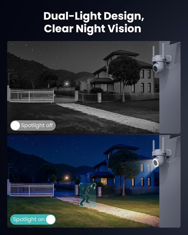 CAMSTRO 4K Security Wireless Cameras, 64G Local Storage HomeBase, AI Recognition gallery
