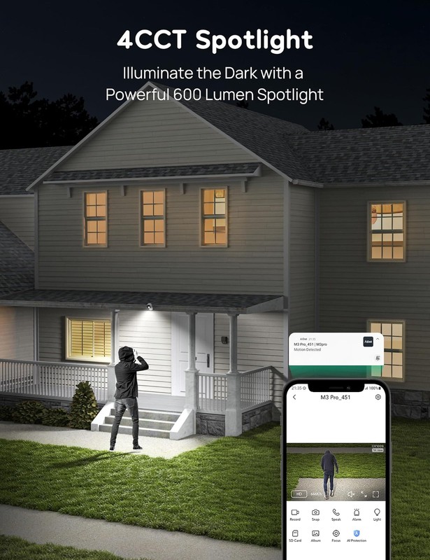 winees Security Cameras Outdoor, Wired 2K Wi-Fi Cameras for Home Security, 2.... gallery