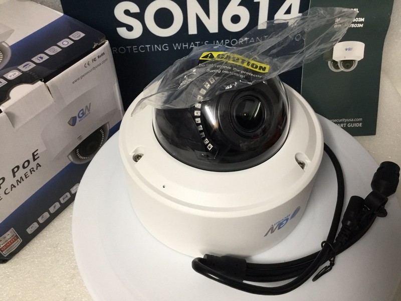 GW SECURITY GW-807603M 8MP 4K Network Camera POE 5X Optical Zoom 2.7-13.5mm NEW! gallery