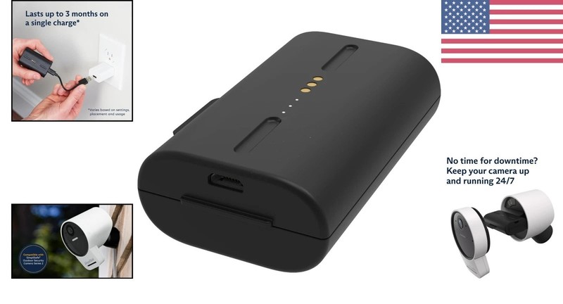 Lightweight Rechargeable Camera Battery Pack - Compatible with Wireless Systems gallery
