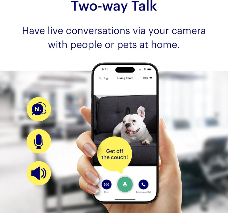 View Indoor Home Security Camera 1080P HD Wifi IP | 24/7 Watch Live Video, Motio gallery