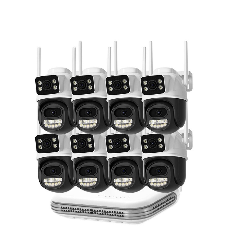 8MP Audio WiFi IP Camera Outdoor 8CH Mini NVR CCTV Security Night Vision Videos gallery