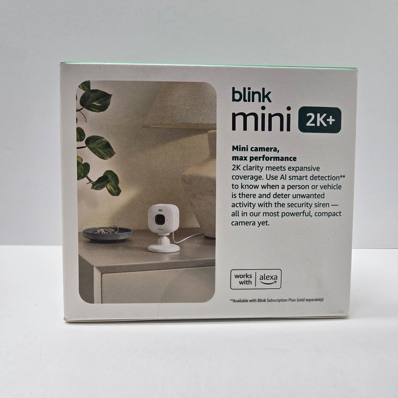 Blink Mini 2K+ Indoor Plug-In Security Camera NEW Sealed gallery