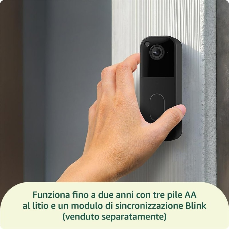 2x Blink Video Doorbell 1440p 2nd Generation WiFi Alexa Kit NEW Sealed gallery