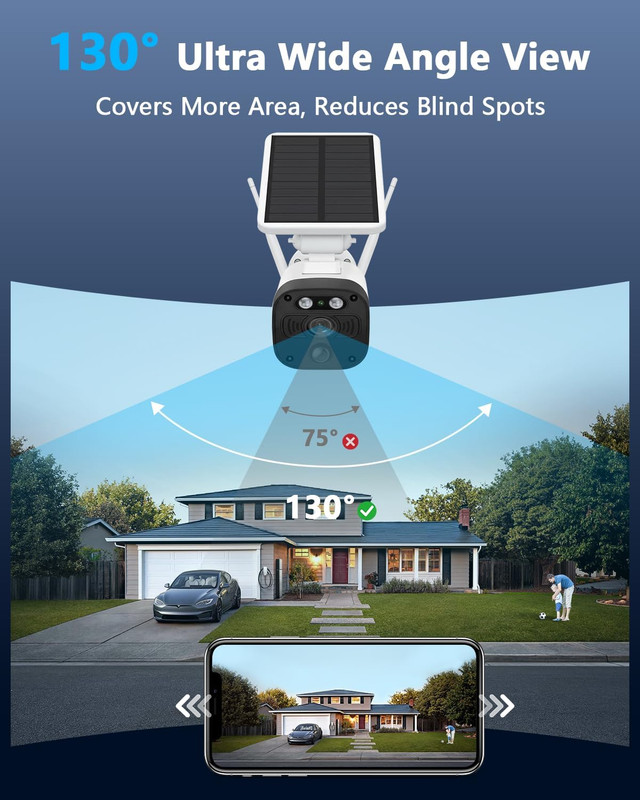 (2026 New) Solar Wireless Security Camera System, 4MP 4-Cam Kit with 4CH NVR, 2. gallery