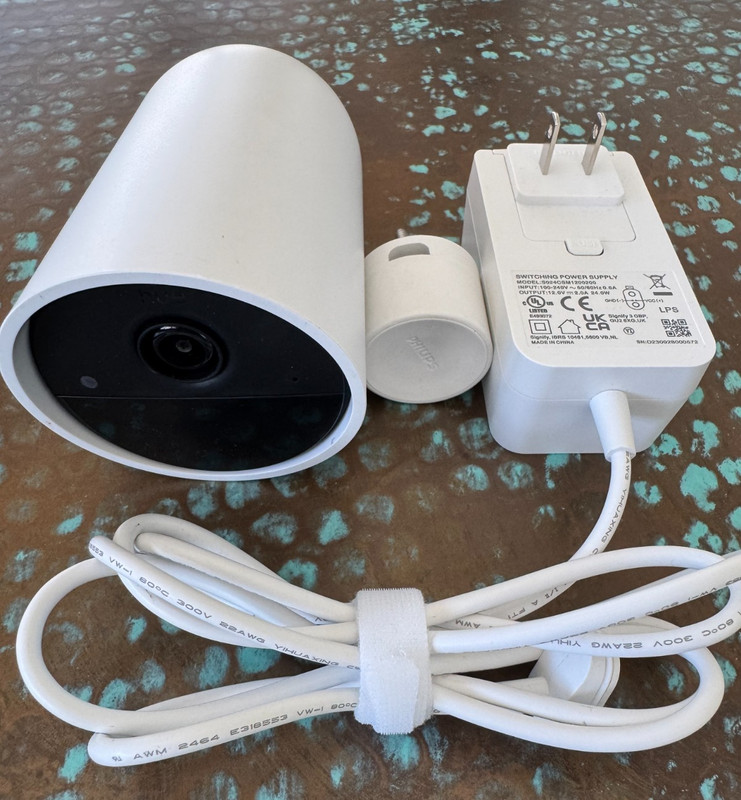 Philips Hue Secure Wired Security Camera - White (9290035626) gallery