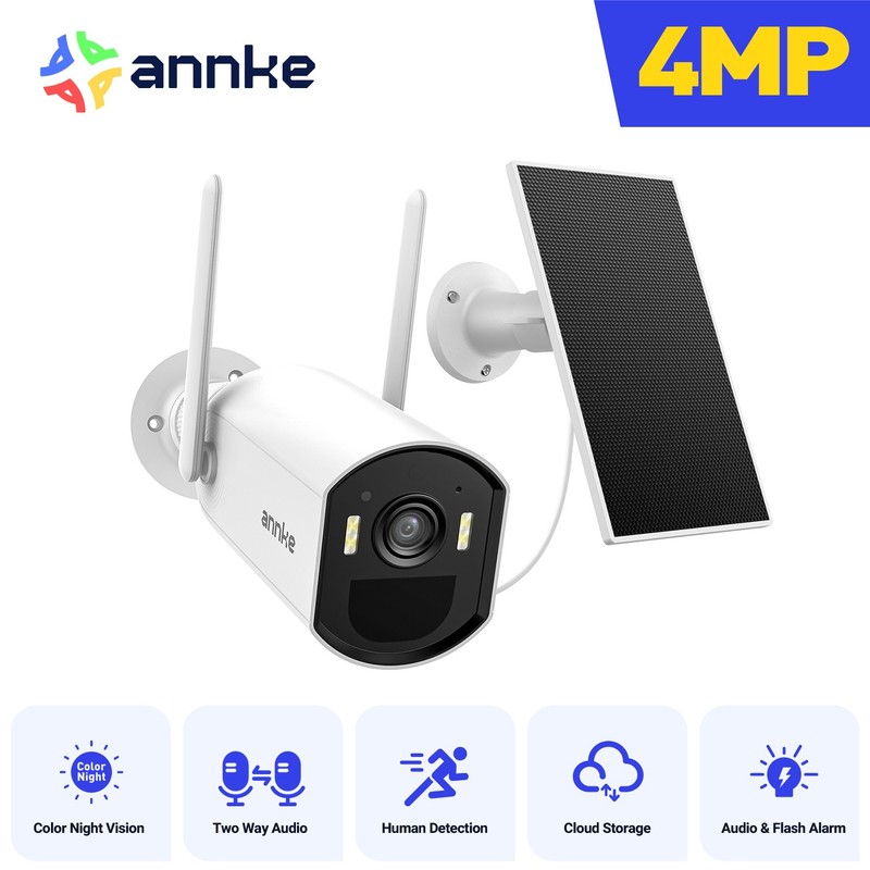 ANNKE 3MP POE Security IP Camera 2K Motion Detection EXIR Night Vision IP67 C300 gallery
