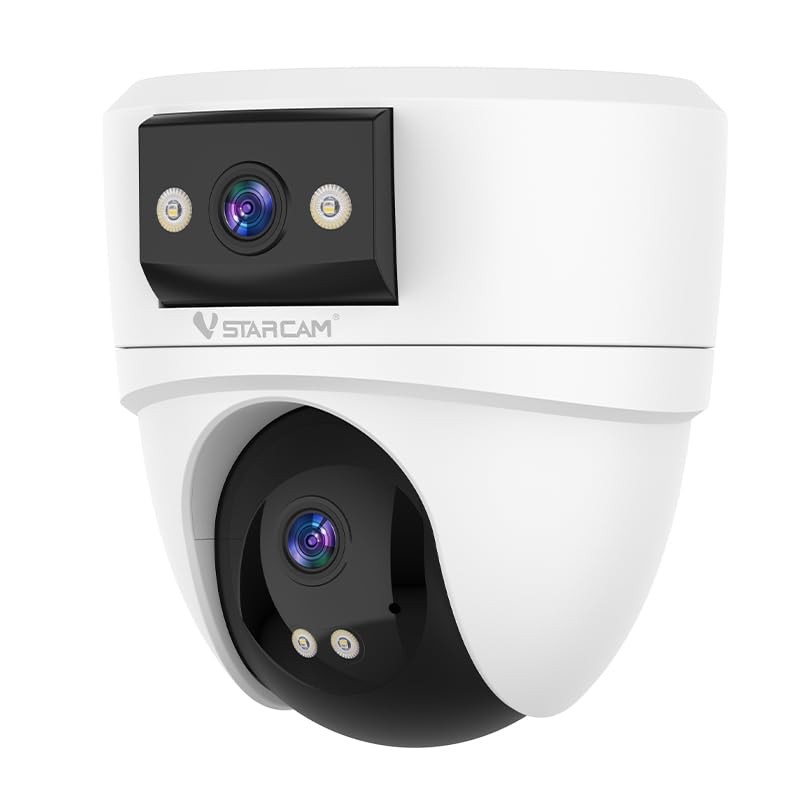 6MP Dual Lens Indoor Security Camera Wireless, 2.4G/5G WiFi Dual-Band with 36…