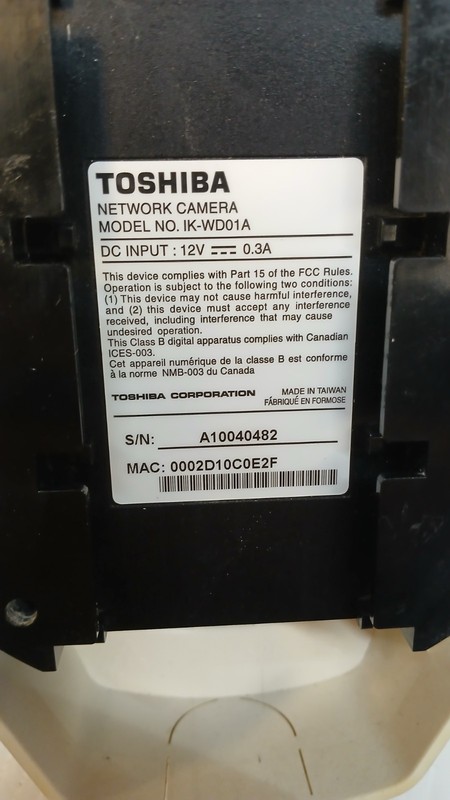 Lot of 5 TOSHIBA IK-WD01A Network Dome Cameras gallery