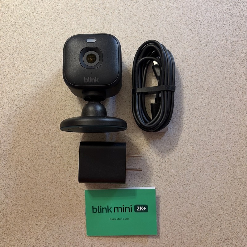 Blink Mini 2 Security Camera 1080p Wired Indoor Outdoor Night Vision Audio HD