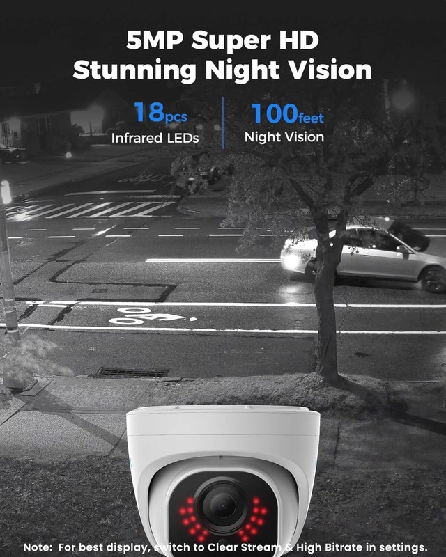 Wired Outdoor, IP PoE Dome Surveillance , Smart Human/Vehicle Detection, Work... gallery