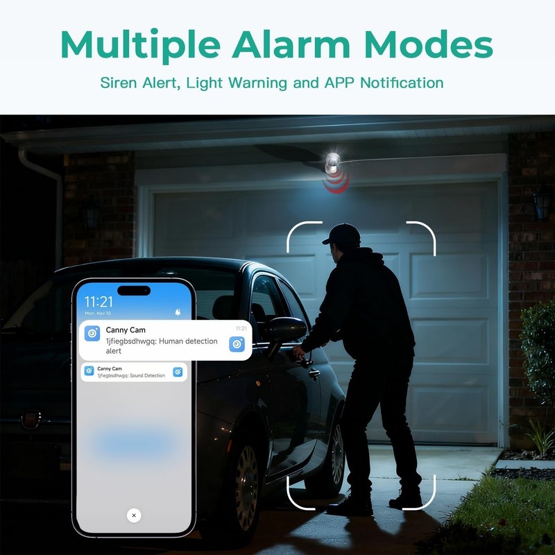 4MP Cameras for Home Security with Audio and Video, 2.4g/5g Cameras for House gallery