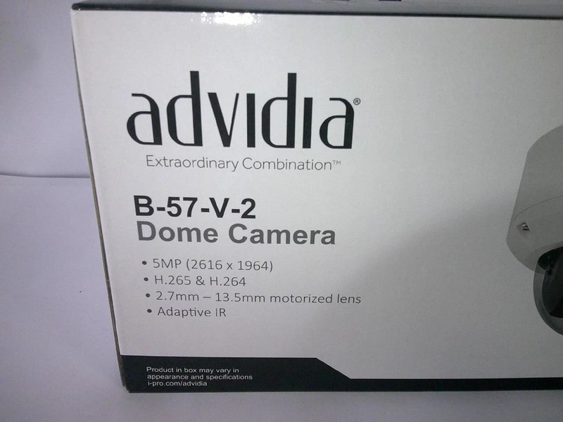Advidia B-57-V-2 H.265 5MP WDR Network IR Fixed Dome Camera 5x Zoom gallery