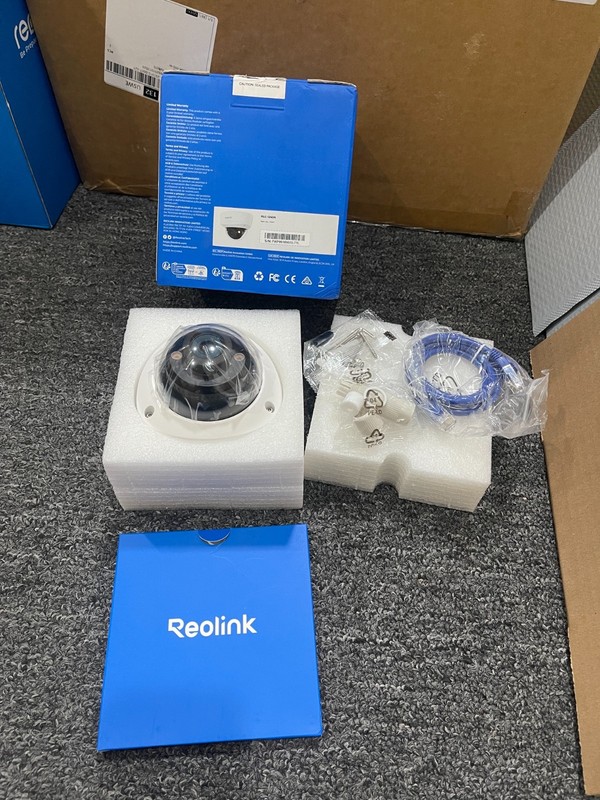 Reolink RLC 1240A 12MP PoE IP Outdoor Vandal Resistant Dome Camera New