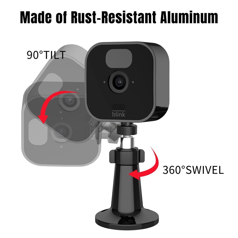 Outdoor Camera Mount 2 Pack, 360° & 90° Adjustable Wall Mount Bracket Compati... gallery