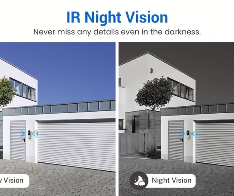 Smart Wireless Video Doorbell 1080p with Cloud Storage, Night Vision, Instant Al gallery