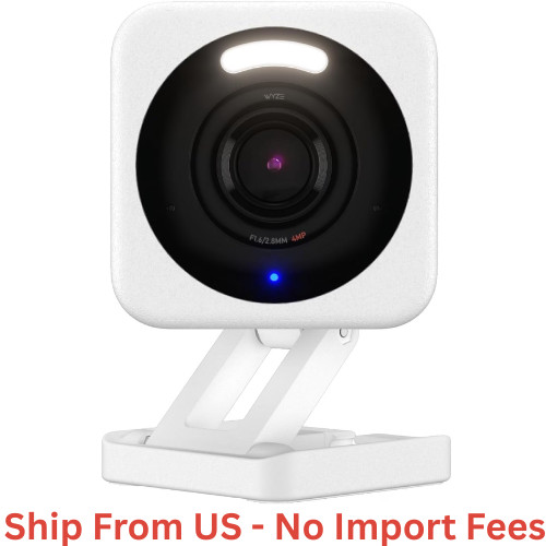SALE! Wyze Cam v4 2.5K QHD Wi-Fi Indoor/Outdoor Smart Home Security Camera,White