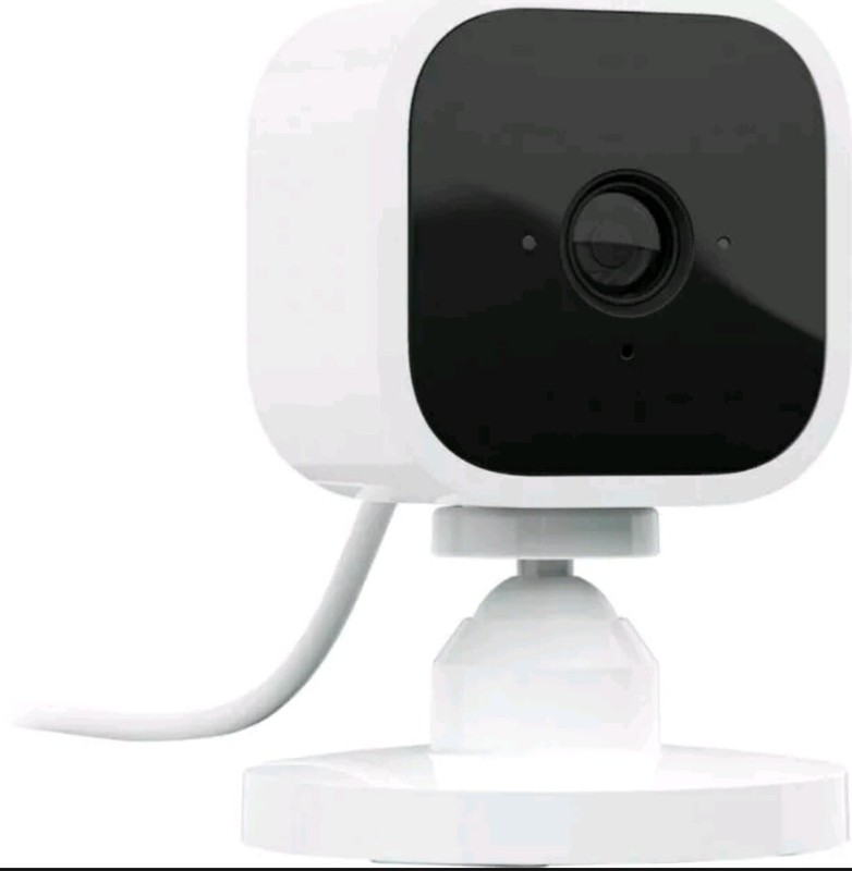 Blink Mini Compact Indoor Plug-in Smart Security Camera 1080 HD Motion Detection