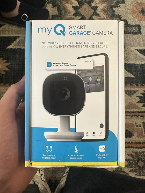 MyQ Smart Indoor Camera Full Hd 1080P Night Vision Motion Detection -New Sealed