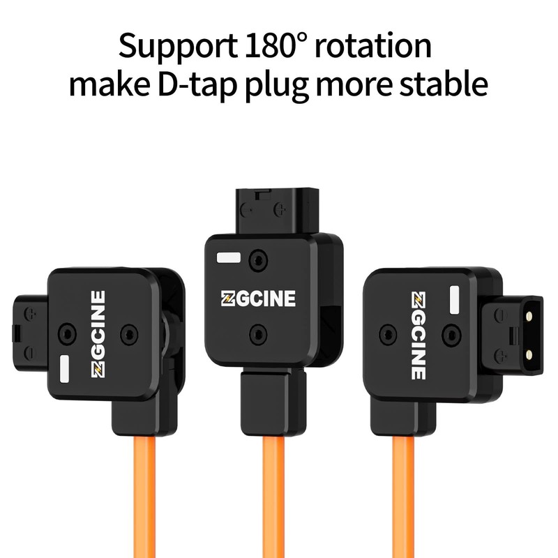 MD-P4 D-Tap to 4 D-Tap Splitter Cable, 180° Rotatable Male with LED Anti-Reve... gallery