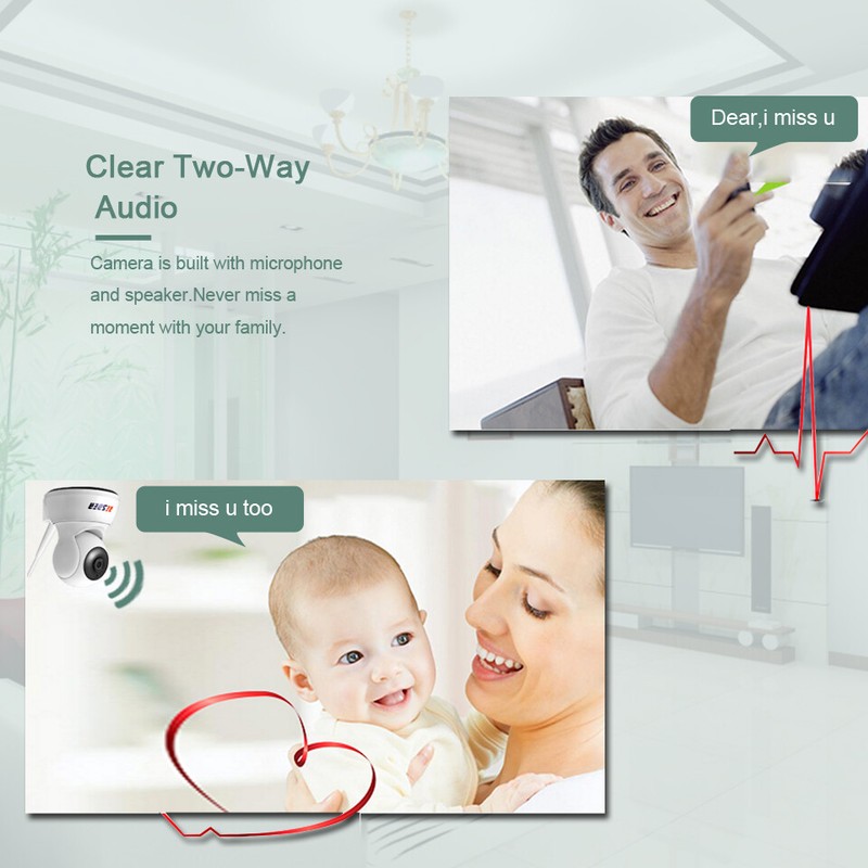 wifi wireless 720p HD home security Two Way Audio Night Vision Baby Monitor gallery