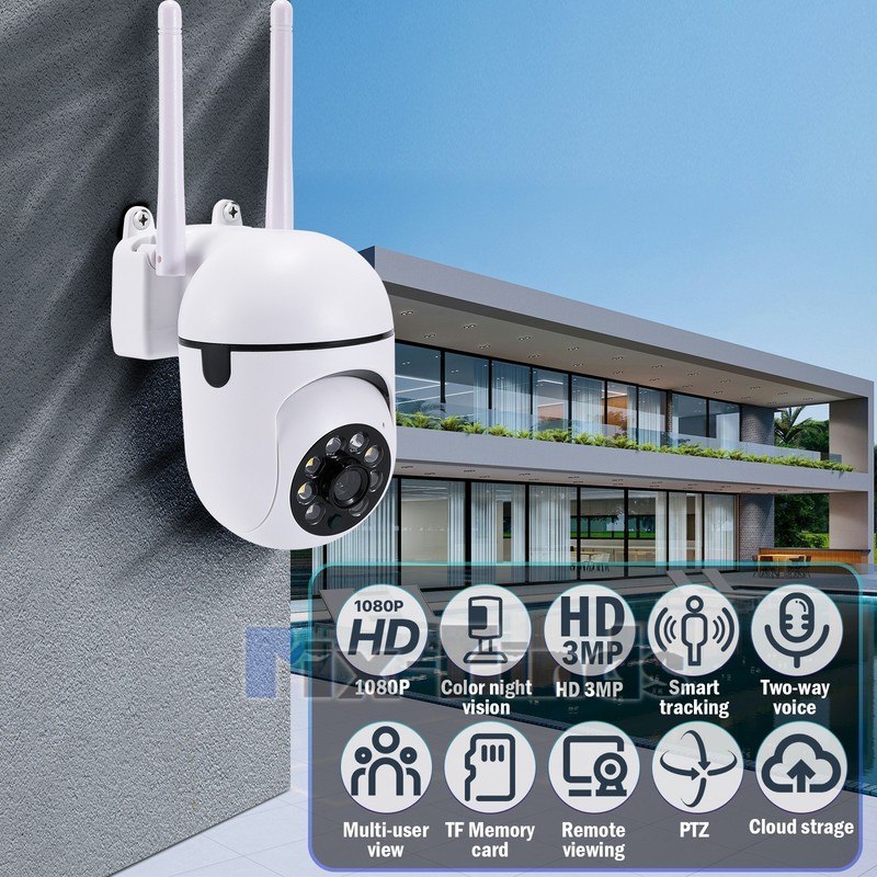 HD 1080P Wireless Security Camera Outdoor 5G WiFi Night Vision Motion Cam New gallery