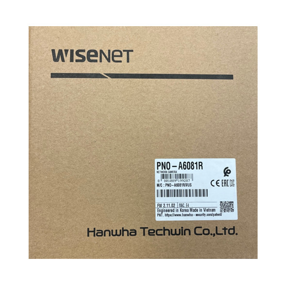 PNO-A6081R HANWHA 2MP IR BULLET AI CAMERA