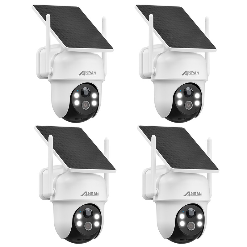 ANRAN Solar Battery Security Camera System Outdoor Wireless IP Home Night Vision