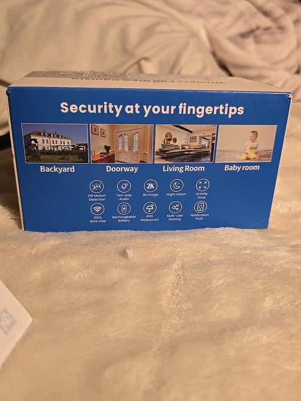 Security Cameras Wireless Outdoor Pan Rotating 180° 2K Cameras for Home Security gallery