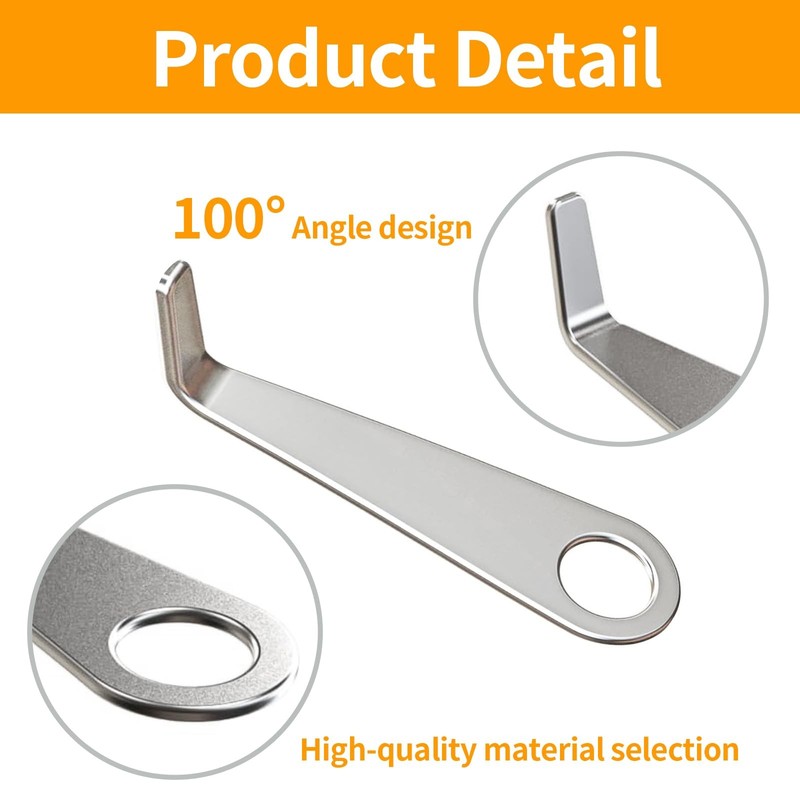 Video Doorbell Removal Key Tool, Metal Upgrade with Keychain, Compatible with... gallery