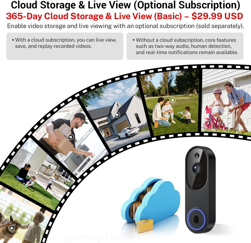 Video Doorbell 1080p HD Camera WI-FI Night Vision Motion Detection Wireless .... gallery