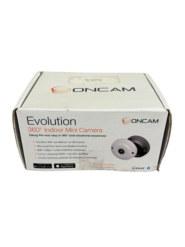 Oncam Grandeye EVO-05-LID 360° Indoor Mini Camera White New Unused