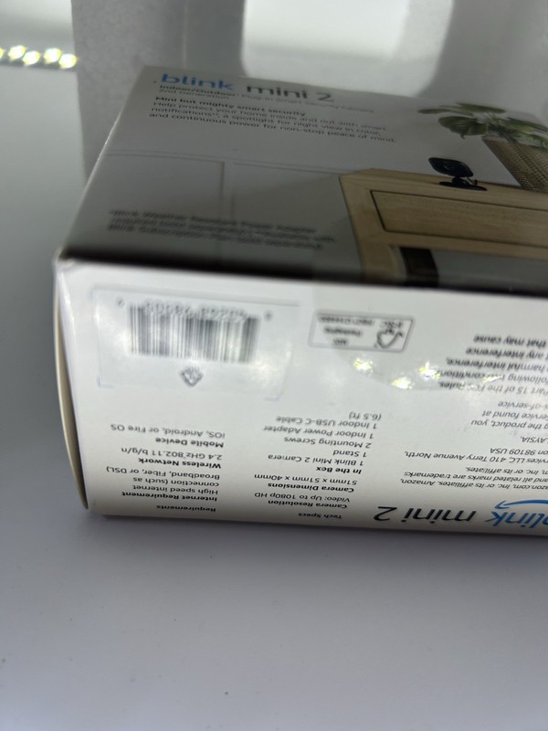 Blink Mini 2 Security Camera 1080p Wired Indoor Outdoor Night Vision Audio HD gallery