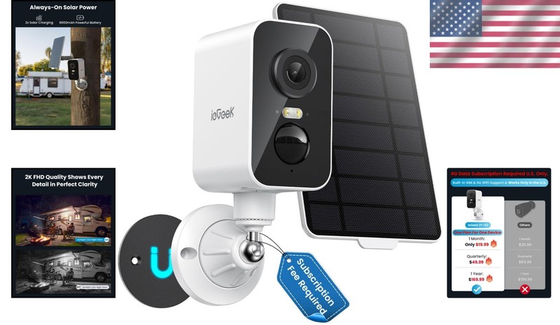 Color Night Vision Cellular Security Camera – Perfect for Off-Grid Surveillance! gallery