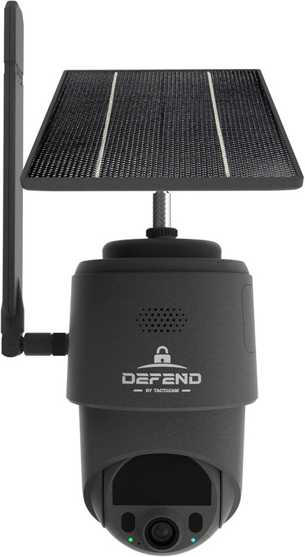 – Defend 360 Cellular Security Camera, 4K Photos, 1080P Video, Solar + Rechargea