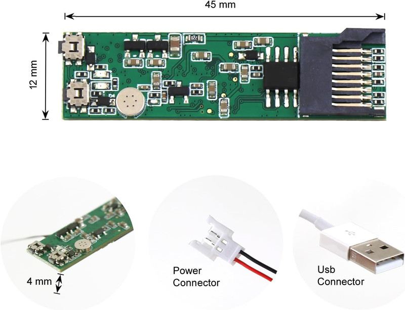 C55 Low Power 3GP Camera Module, Green Camera Module 352X288 gallery