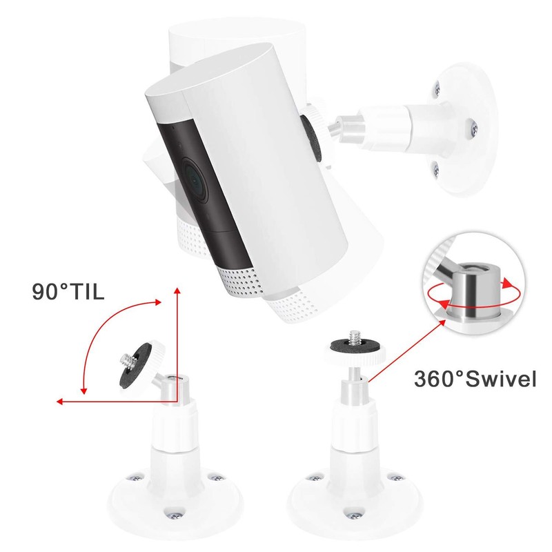 3Pack Ring Camera Wall Mount Compatible with Ring Stick Up Cam Battery/Plug- gallery
