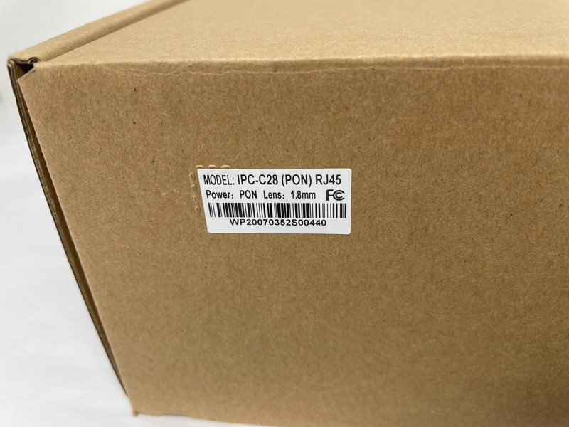 NEW ICTC Global Security Camera IPC-C28, RJ45, PON 1.8mm Lens gallery