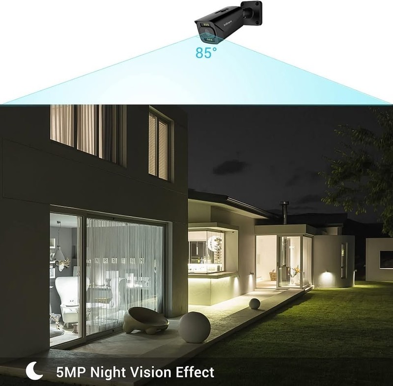 New!! Brillcam 5MP Security Camera, 24/7 Full Color PoE Camera, Starlight, IP gallery