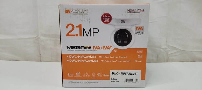 Digital Watchdog DWC-MPVA2Wi28T (2MP) Outdoor IR Turret IP Camera NEW SEALED BOX gallery