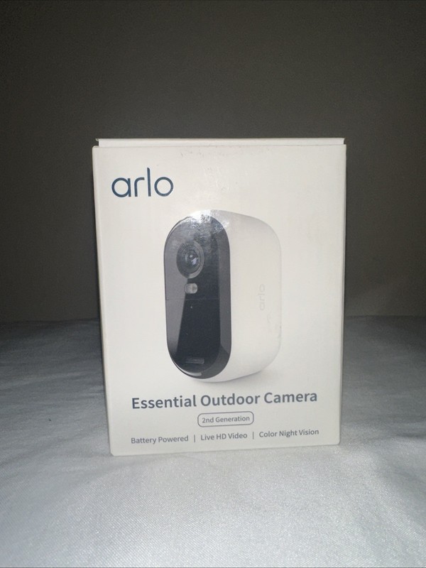 Arlo Essential Outdoor Camera 2nd Generation VMC2050 Easy Setup With Wall Mount