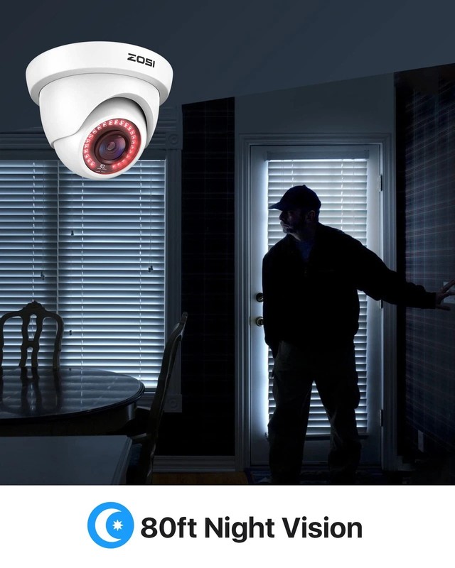 2.0MP HD 1080P 1920TVL Hybrid 4-in-1 TVI CVI AHD 960H CVBS CCTV Dome Security... gallery