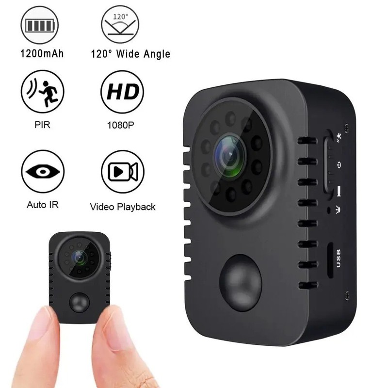 Mini Body Camera 1080P Full HD Smart Security Pocket Night Vision Motion Dection gallery