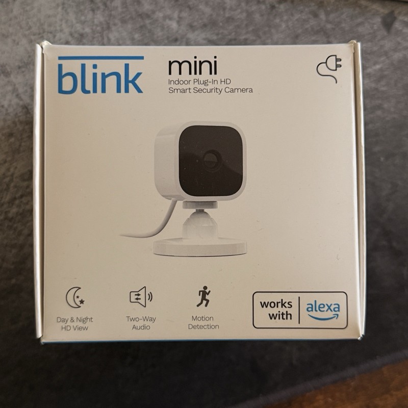Blink Mini Indoor Plug-In Live HD Smart Security Camera (New in Box) gallery