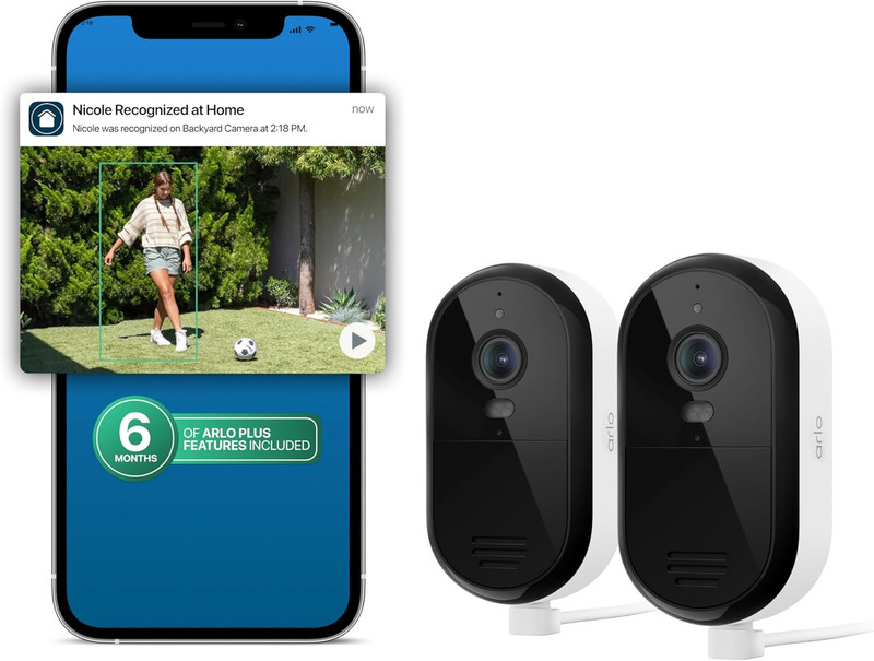 2K Essential Security Camera (2025) + 6-Month Secure Plus Plan – 2 Pack