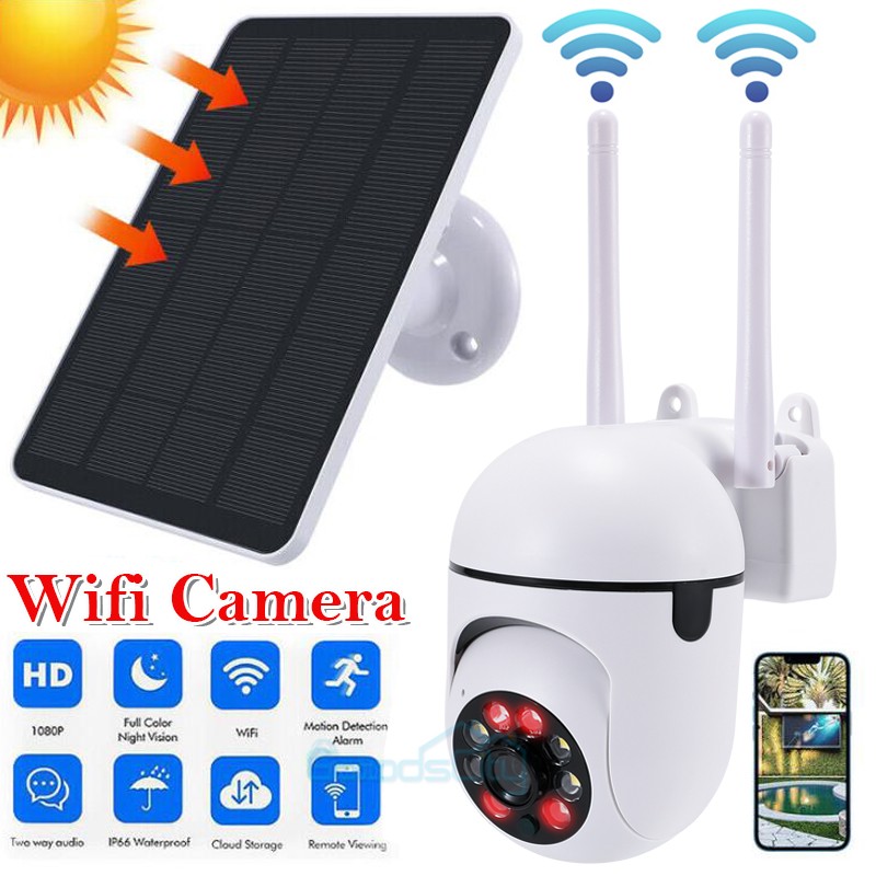 NEW Camaras 1080P 360° Seguridad Wifi Exterior Inalambrica Con Vision Nocturna gallery