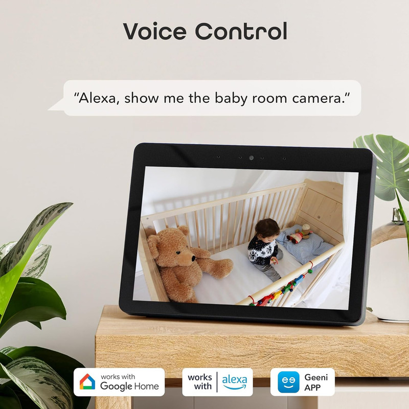 Look 1080P Indoor Security Camera – 1-Pack Full HD Wifi Indoor Camera with 2-Way gallery
