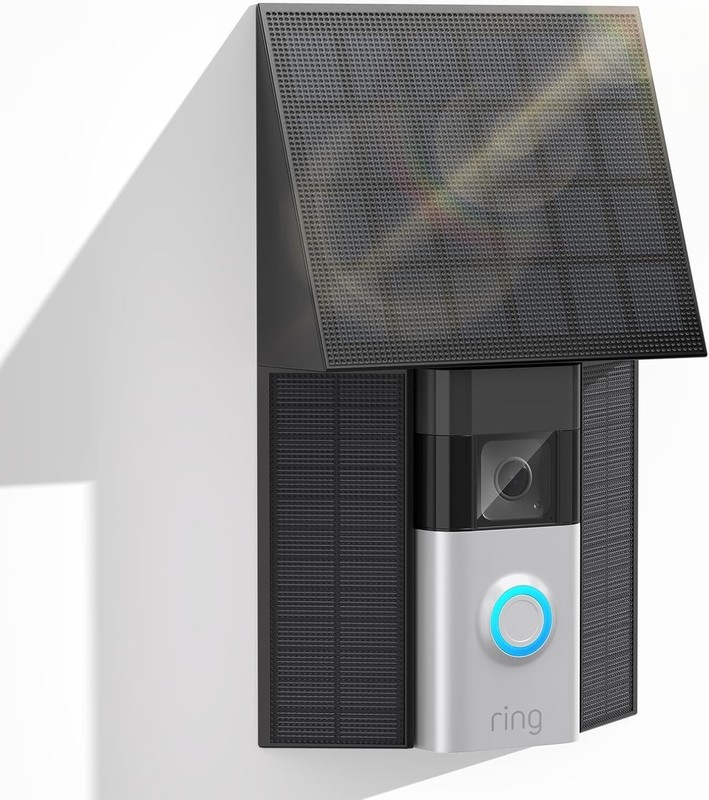 Solar Charger for Ring Doorbells - Compatible with Video Doorbell 3/4