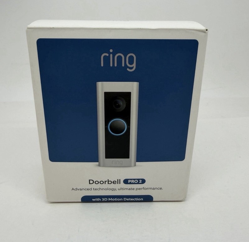 Ring Doorbell Pro 2 Camera HD Video with 3D Motion Detection New Sealed✅‼️🔥
